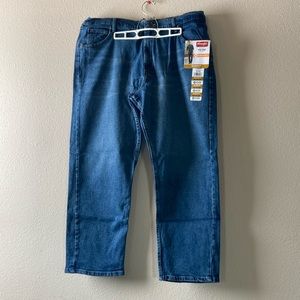 NWT Men’s Wrangler Relaxed Fit Flex for Comfort Mid Indigo 40 x 29 Jeans